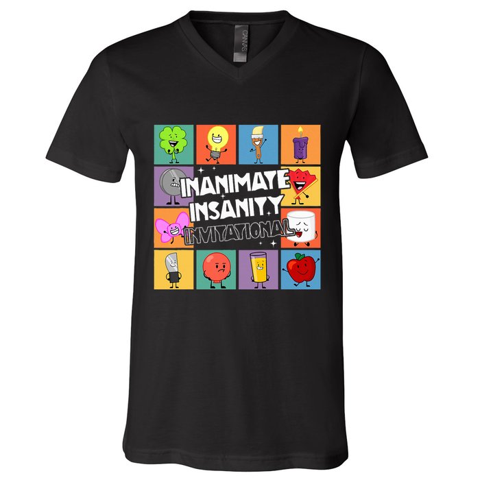 Creator Ink Inanimate Insanity Black And White Funny Meme V-Neck T-Shirt