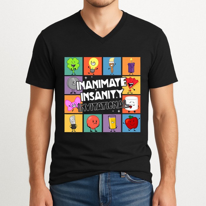 Creator Ink Inanimate Insanity Black And White Funny Meme V-Neck T-Shirt