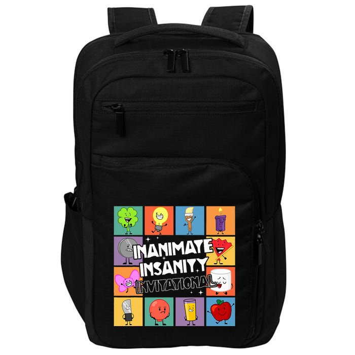 Creator Ink Inanimate Insanity Black And White Funny Meme Impact Tech Backpack