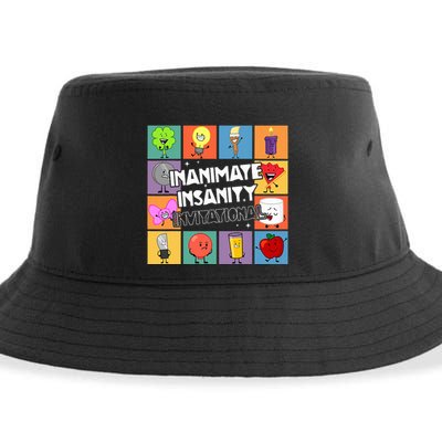 Creator Ink Inanimate Insanity Black And White Funny Meme Sustainable Bucket Hat