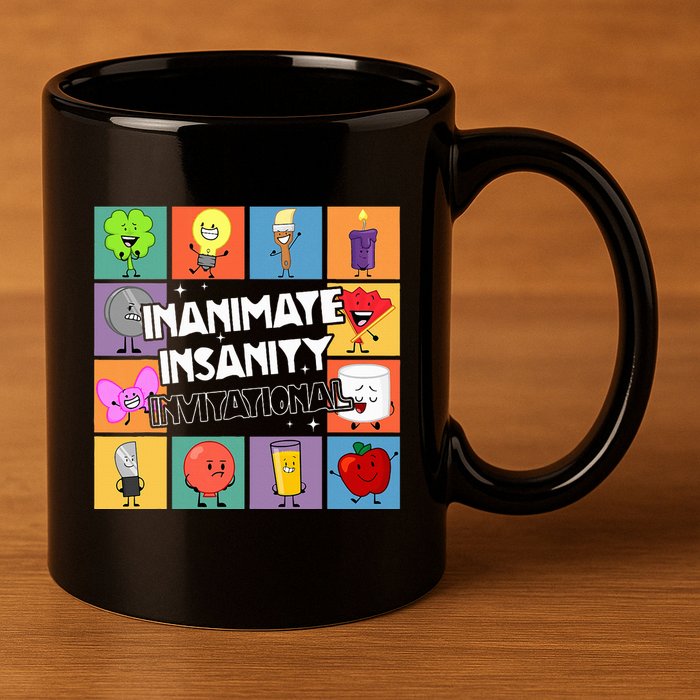 Creator Ink Inanimate Insanity Black And White Funny Meme 11oz C Handle Ceramic Mug