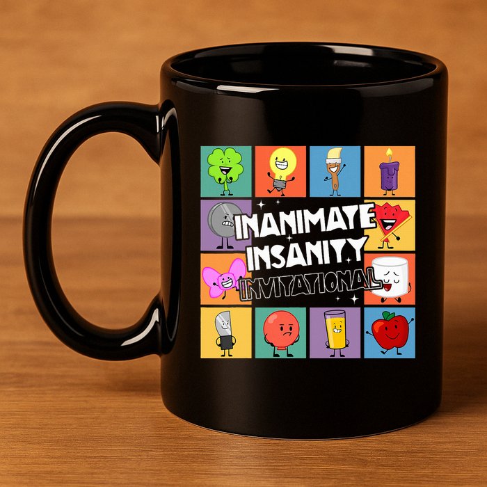 Creator Ink Inanimate Insanity Black And White Funny Meme 11oz C Handle Ceramic Mug
