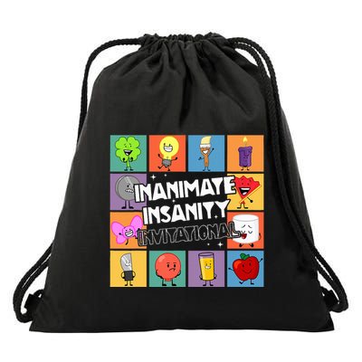 Creator Ink Inanimate Insanity Black And White Funny Meme Drawstring Bag
