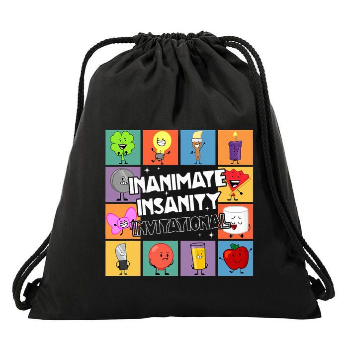 Creator Ink Inanimate Insanity Black And White Funny Meme Drawstring Bag