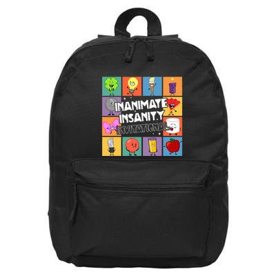 Creator Ink Inanimate Insanity Black And White Funny Meme 16 in Basic Backpack