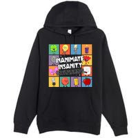 Creator Ink Inanimate Insanity Black And White Funny Meme Premium Pullover Hoodie