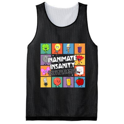 Creator Ink Inanimate Insanity Black And White Funny Meme Mesh Reversible Basketball Jersey Tank