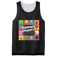 Creator Ink Inanimate Insanity Black And White Funny Meme Mesh Reversible Basketball Jersey Tank