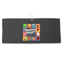 Creator Ink Inanimate Insanity Black And White Funny Meme Large Microfiber Waffle Golf Towel