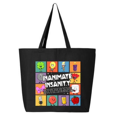 Creator Ink Inanimate Insanity Black And White Funny Meme 25L Jumbo Tote