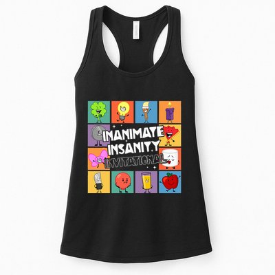 Creator Ink Inanimate Insanity Black And White Funny Meme Womens Tank Top