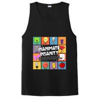 Creator Ink Inanimate Insanity Black And White Funny Meme PosiCharge Competitor Tank