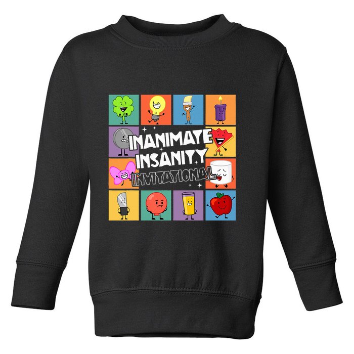 Creator Ink Inanimate Insanity Black And White Funny Meme Toddler Sweatshirt