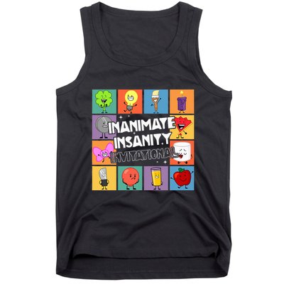 Creator Ink Inanimate Insanity Black And White Funny Meme Tank Top