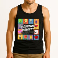 Creator Ink Inanimate Insanity Black And White Funny Meme Tank Top