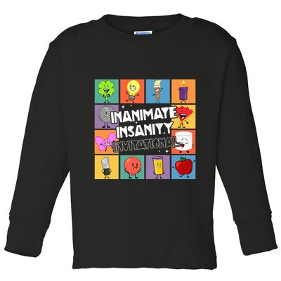 Creator Ink Inanimate Insanity Black And White Funny Meme Toddler Long Sleeve Shirt
