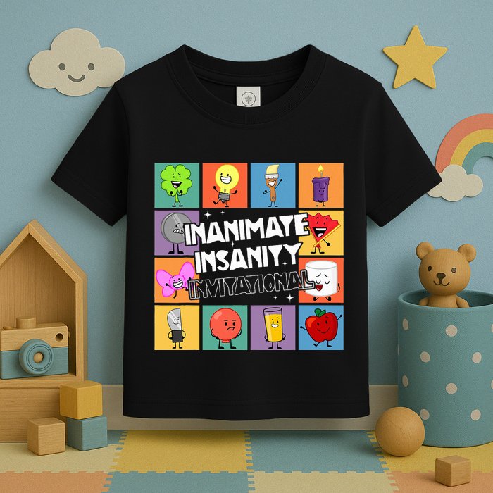 Creator Ink Inanimate Insanity Black And White Funny Meme Toddler T-Shirt