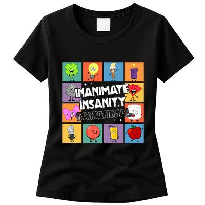 Creator Ink Inanimate Insanity Black And White Funny Meme Womens T-Shirt