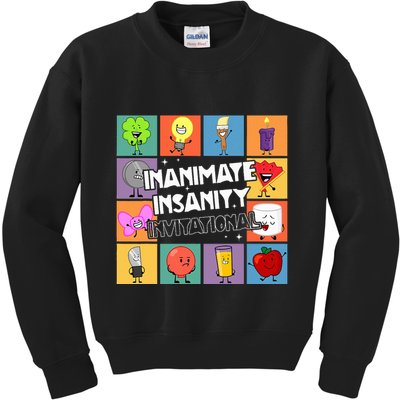 Creator Ink Inanimate Insanity Black And White Funny Meme Kids Sweatshirt