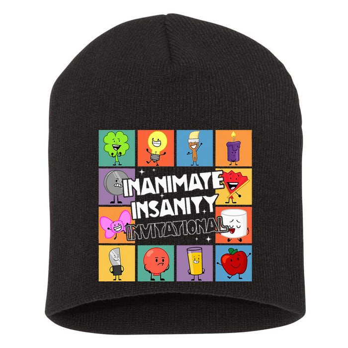 Creator Ink Inanimate Insanity Black And White Funny Meme Short Acrylic Beanie