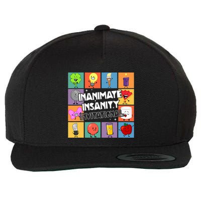 Creator Ink Inanimate Insanity Black And White Funny Meme Wool Snapback Cap