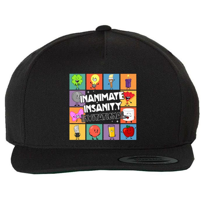 Creator Ink Inanimate Insanity Black And White Funny Meme Wool Snapback Cap
