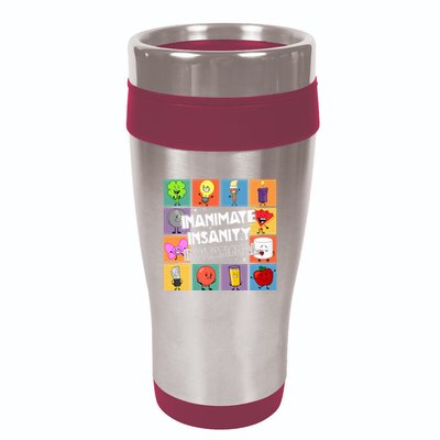 Creator Ink Inanimate Insanity Black And White Funny Meme 16oz Travel Tumbler