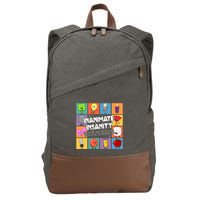 Creator Ink Inanimate Insanity Black And White Funny Meme Cotton Canvas Backpack