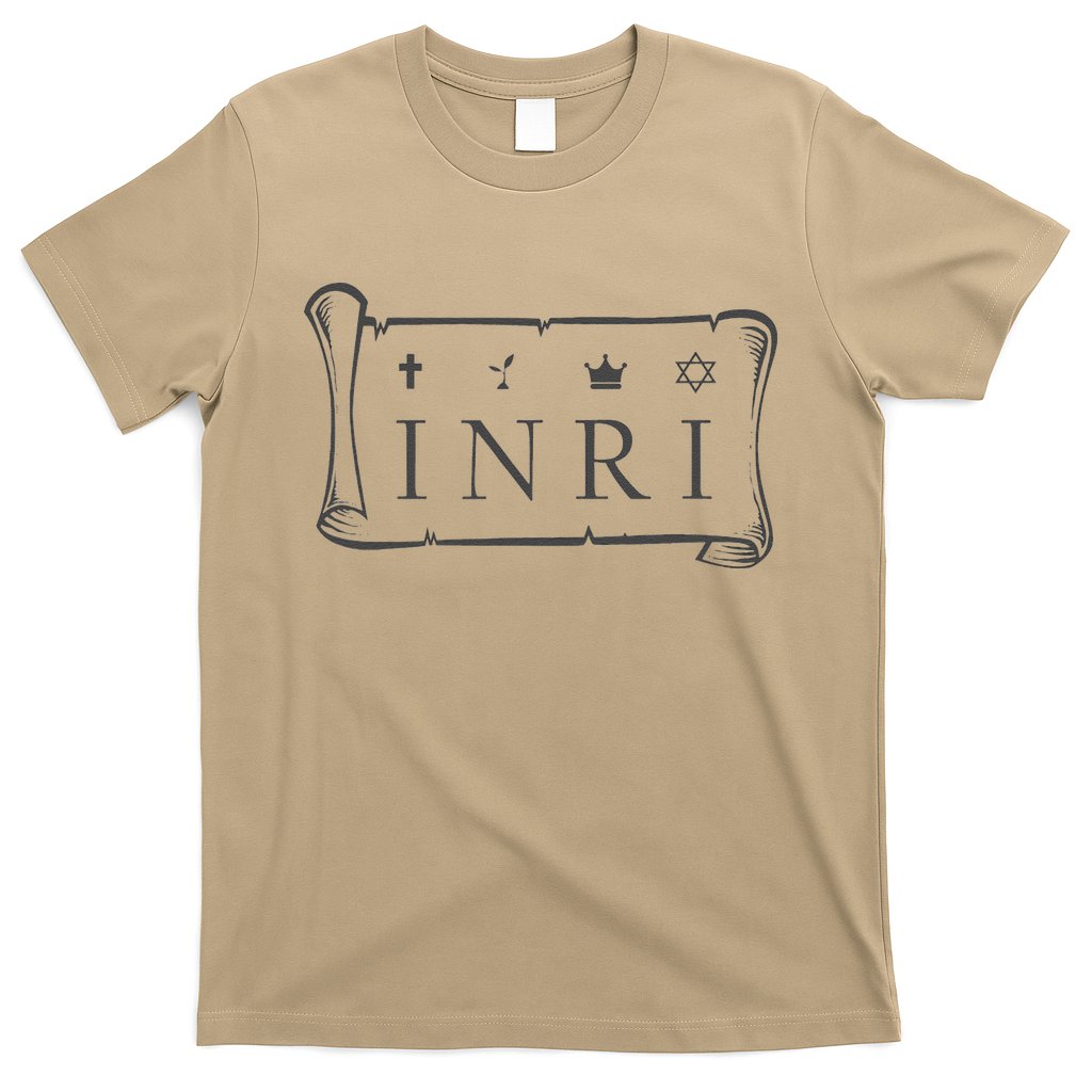 Catholic INRI INBI Jesus The Nazarene King Of The Jews T-Shirt