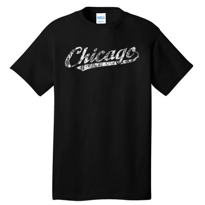 Chicago Illinois Il Vintage Sports Retro Tall T-Shirt