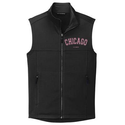 Chicago Illinois Il Varsity Style On Chicago Collective Smooth Fleece Vest