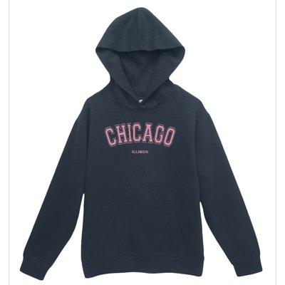 Chicago Illinois Il Varsity Style On Chicago Urban Pullover Hoodie