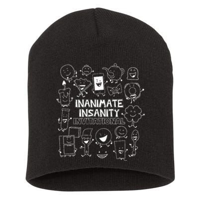 Creator Ink Inanimate Insanity Black And White Short Acrylic Beanie