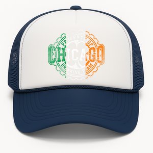 Chicago Irish Ing Team Flag Ireland St Patricks Day Gift Trucker Hat