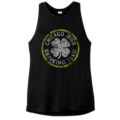 Chicago Irish Ing Team Couples Groups Gift Ladies PosiCharge Tri-Blend Wicking Tank