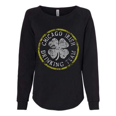 Chicago Irish Ing Team Couples Groups Gift Womens California Wash Sweatshirt