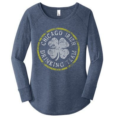 Chicago Irish Ing Team Couples Groups Gift Women's Perfect Tri Tunic Long Sleeve Shirt