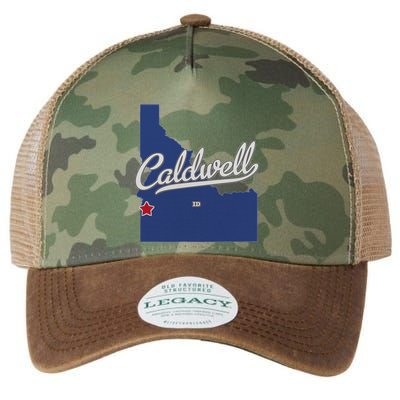 Caldwell Idaho Id Map Legacy Tie Dye Trucker Hat