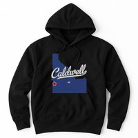 Caldwell Idaho Id Map Hoodie
