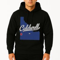 Caldwell Idaho Id Map Hoodie