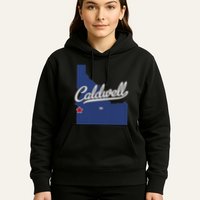 Caldwell Idaho Id Map Hoodie