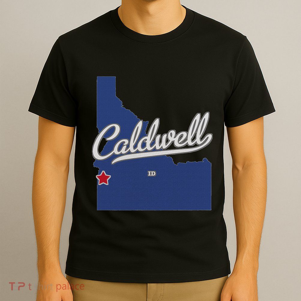 Caldwell Idaho Id Map T-Shirt