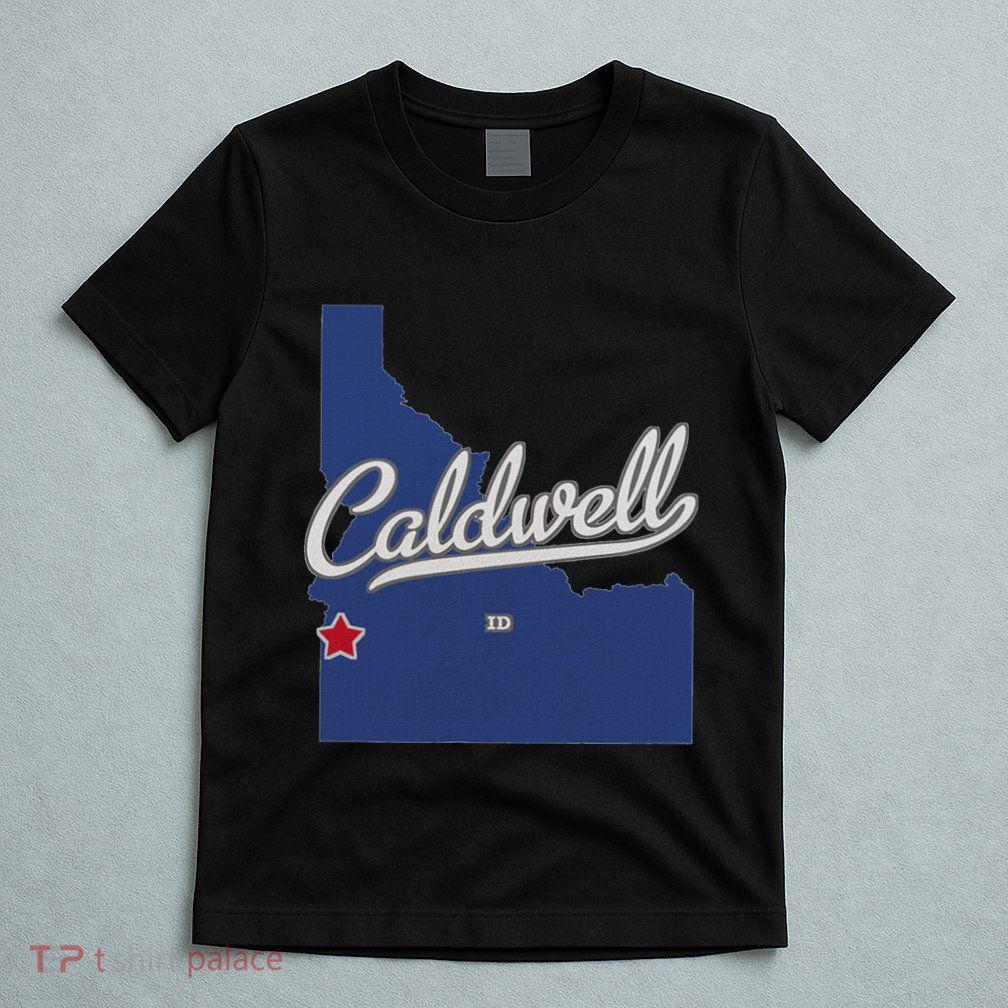 Caldwell Idaho Id Map T-Shirt