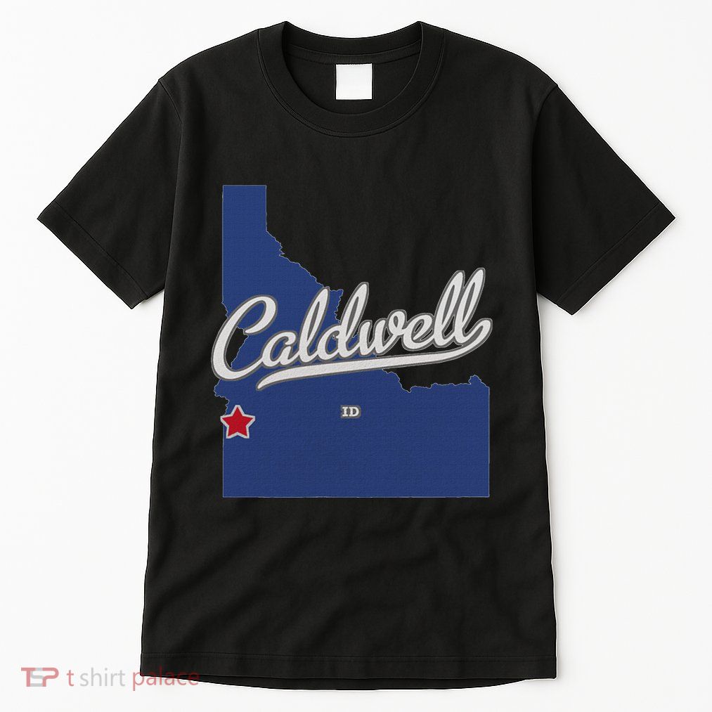 Caldwell Idaho Id Map Tall T-Shirt