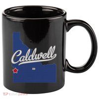 Caldwell Idaho Id Map 11oz C Handle Ceramic Mug