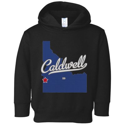 Caldwell Idaho Id Map Toddler Hoodie