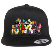 Cute Inanimate Insanity Flat Bill Trucker Hat