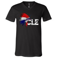 Cleveland Iroqios Indian Tribe TShirt For Men Women Kids V-Neck T-Shirt