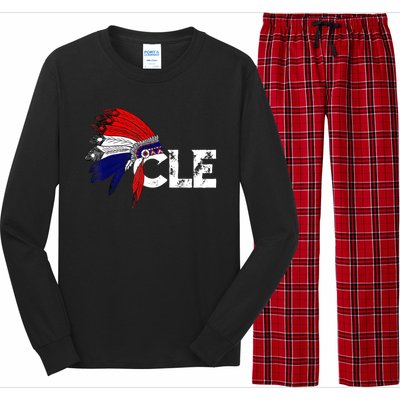 Cleveland Iroqios Indian Tribe TShirt For Men Women Kids Long Sleeve Pajama Set