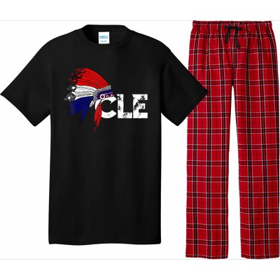 Cleveland Iroqios Indian Tribe TShirt For Men Women Kids Pajama Set